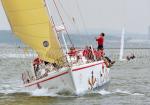 ID 4747 SAVE THE CHILDREN completes the 1997 BT Global Challenge, Southampton, England.